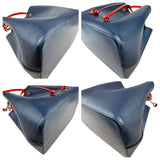 Pre-owned louis-vuitton-neoneo-shoulder-blue-front-view