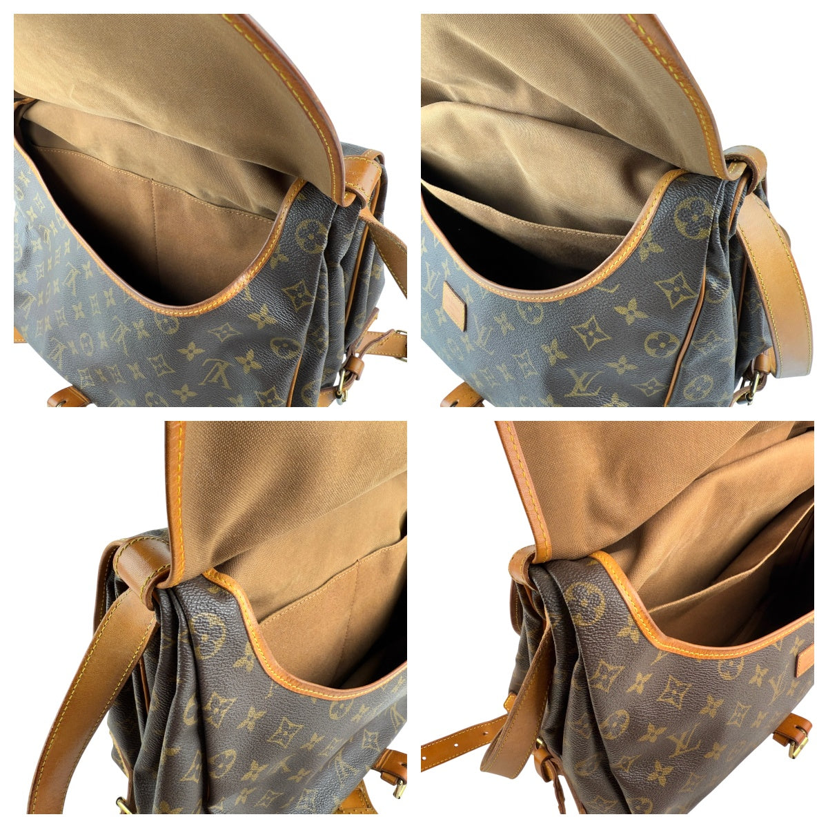 Pre-owned Louis Vuitton Monogram Canvas Saumur Messenger Bag messenger bag