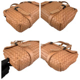 Pre-owned bottega veneta intrecciato two-way shoulder bag front