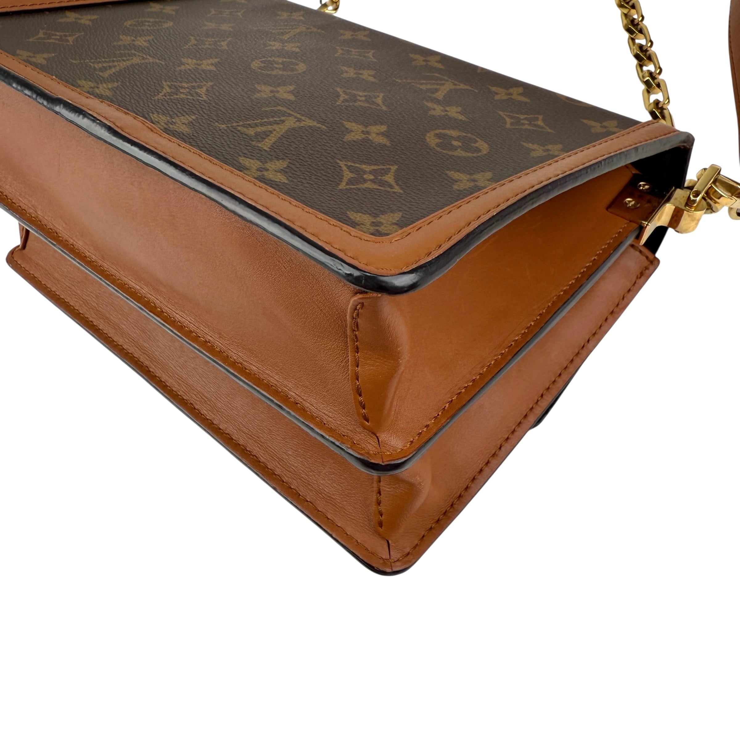 Pre-owned Louis Vuitton Monogram Reverse Canvas Dauphine Bag