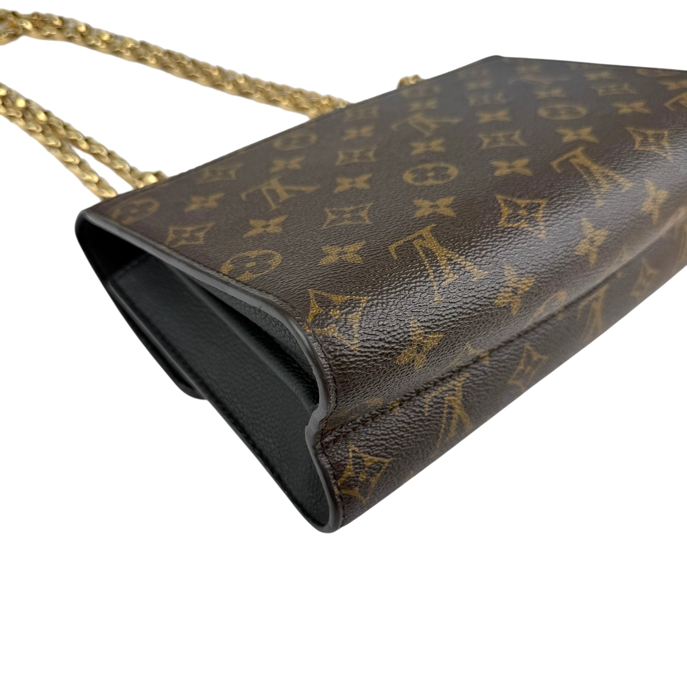 Pre-owned Louis Vuitton Monogram Canvas Black Victoire Bag