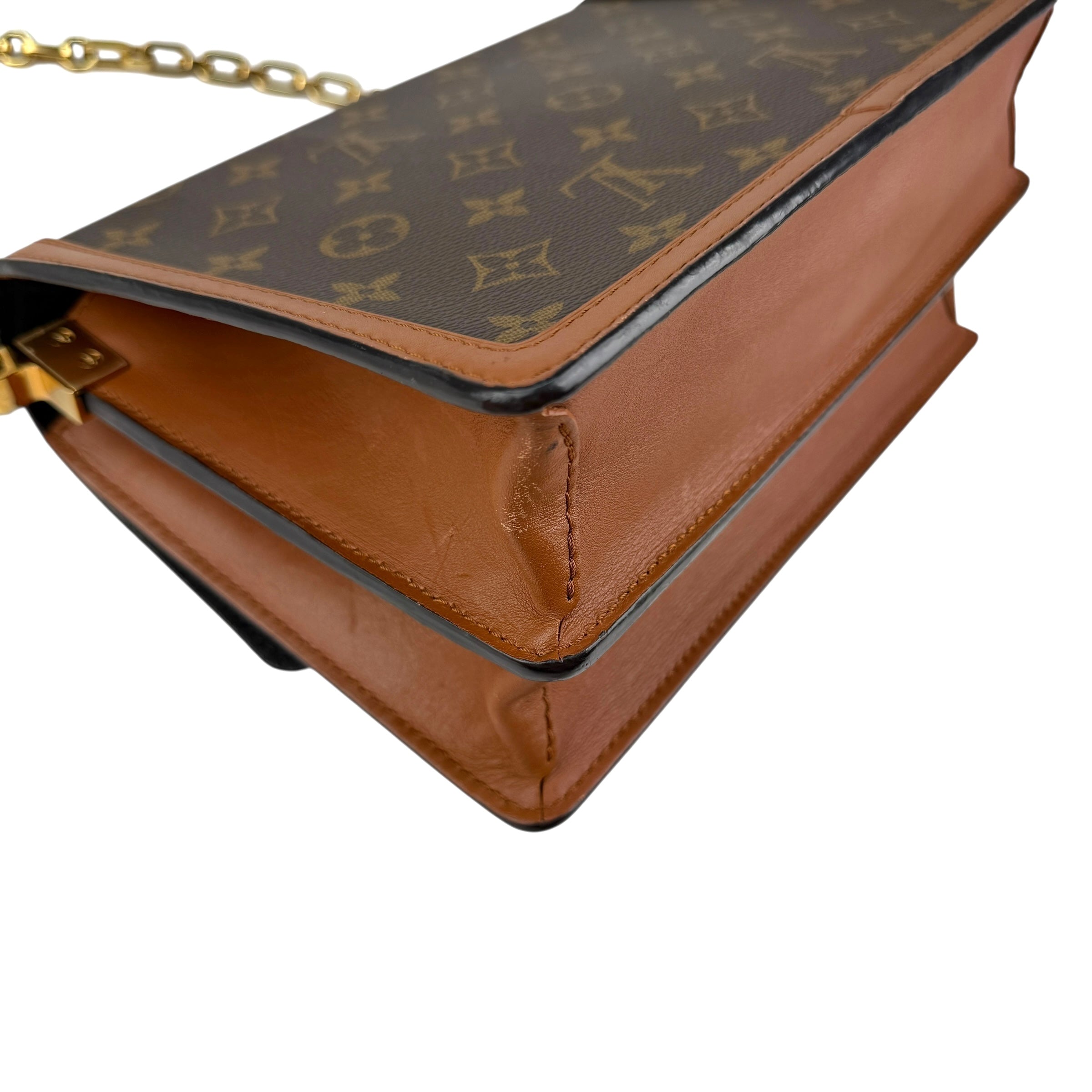 Pre-owned Louis Vuitton Monogram Reverse Canvas Dauphine Bag