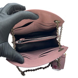 Pre-owned bottega-veneta-intrecciato-leather-shoulder-bag-front