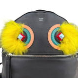 Pre-owned fendi-monster-backpack-front