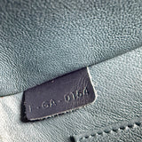 Pre-owned celine-luggage-nano-tricolor-blue-dark-blue-grey-leather-handbag-front