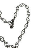 Gucci Silver Crystal GG Necklace