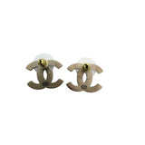 Pre-owned Chanel CC Stud Earrings