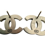 Chanel CC Stud Earrings