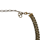 Pre-owned Dior Bohémienne Star Choker Necklace Gold Tone back view