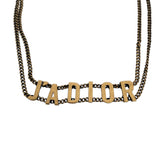 Christian Dior J’Adior Choker Necklace Gold Black