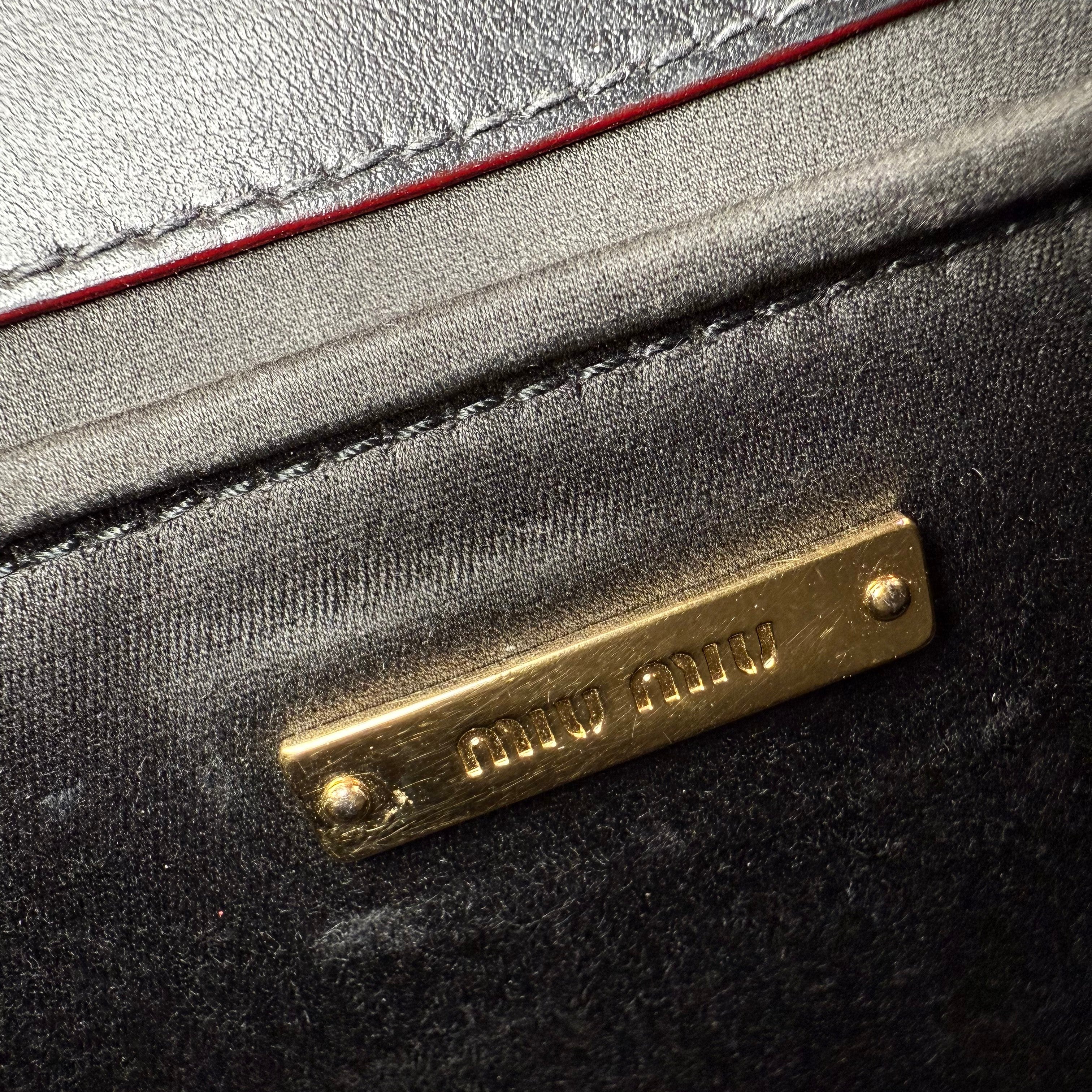 Pre-owned Miu Miu Pattina Cross Body bag