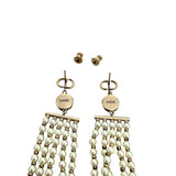Christian Dior evolution Chain Drop Earrings