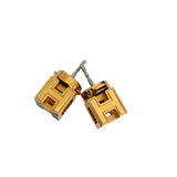 Pre-owned Hermès Pop H earrings back view