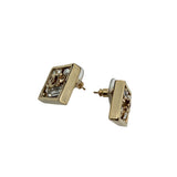 Pre-owned Chanel Stud Earrings Gold