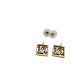 Pre-owned Chanel Stud Earrings Gold