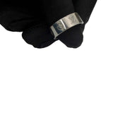 Louis Vuitton Monogram Nanogram Instinct Ring M00513 Silver Metal