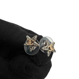 Chanel Crystal CC Star Earrings