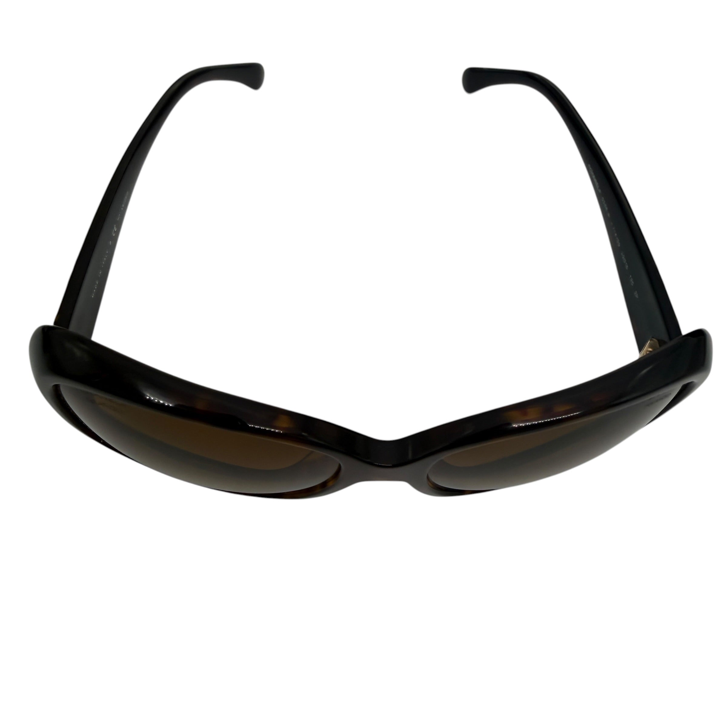 Pre-owned Chanel Tortoise Polarized Sunglasses