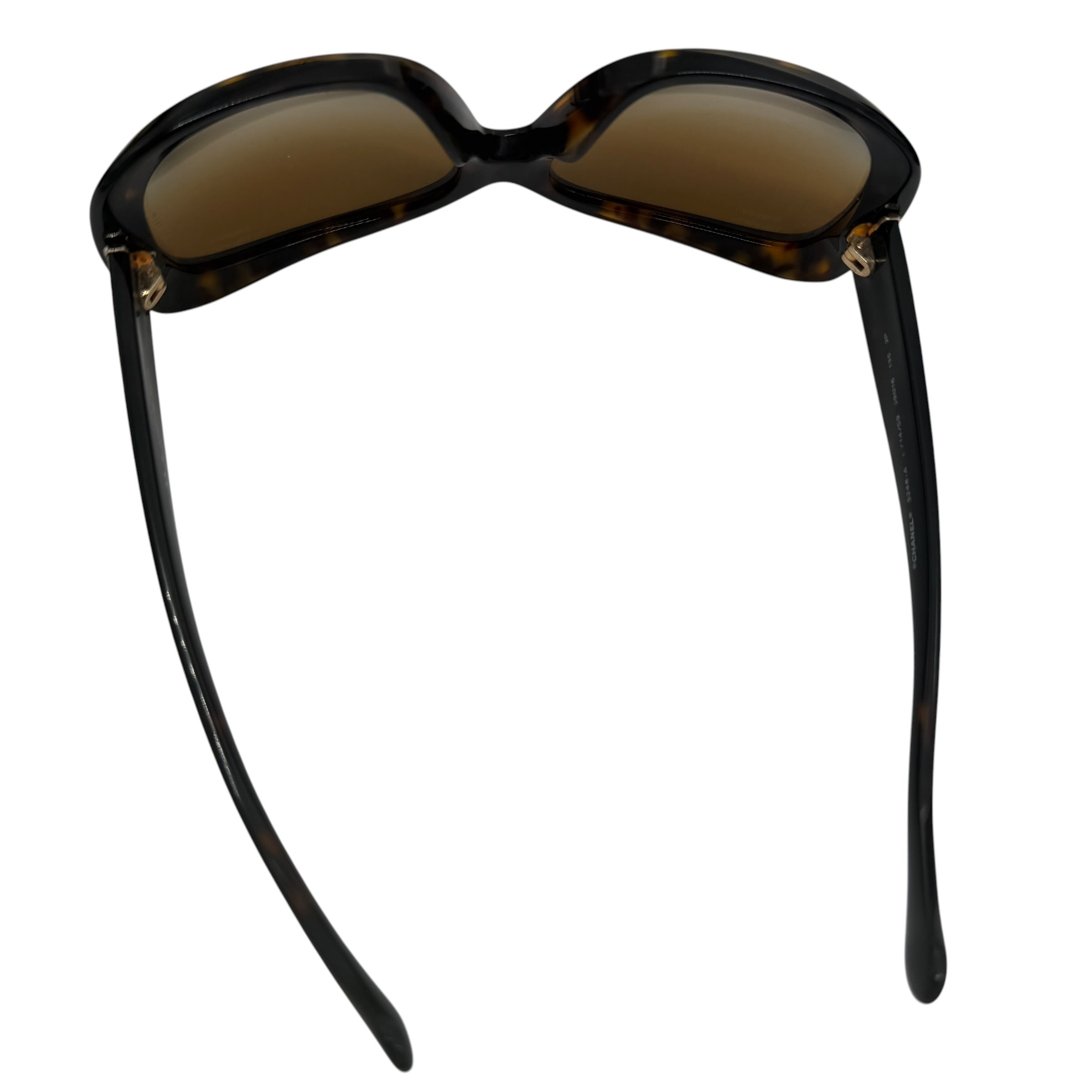 Pre-owned Chanel Tortoise Polarized Sunglasses