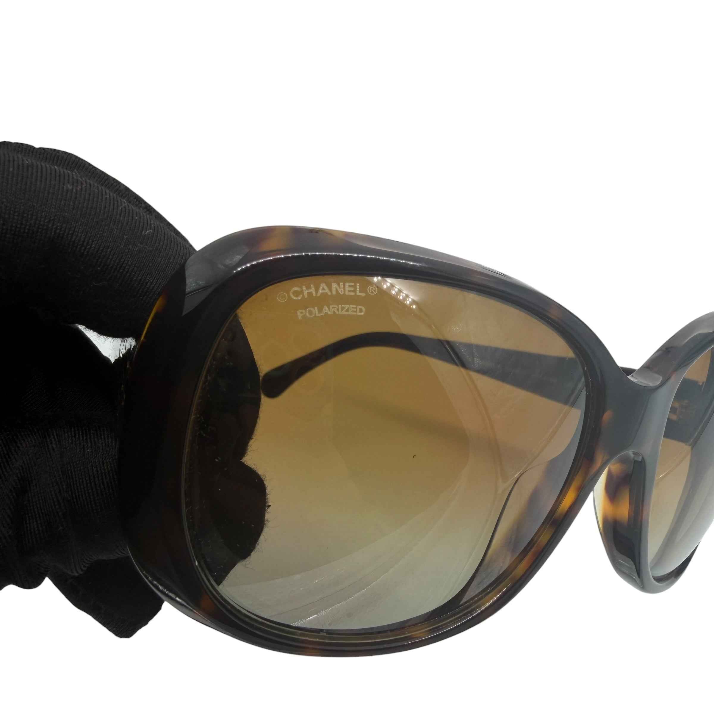 Chanel Tortoise Polarized Sunglasses