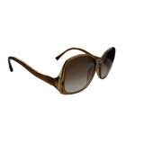 Pre-owned Louis Vuitton Gina Glitter Acetate Sunglasses Brown back view