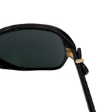 Pre-owned Chanel Black Frame Black Tint Bow Sunglasses-5205