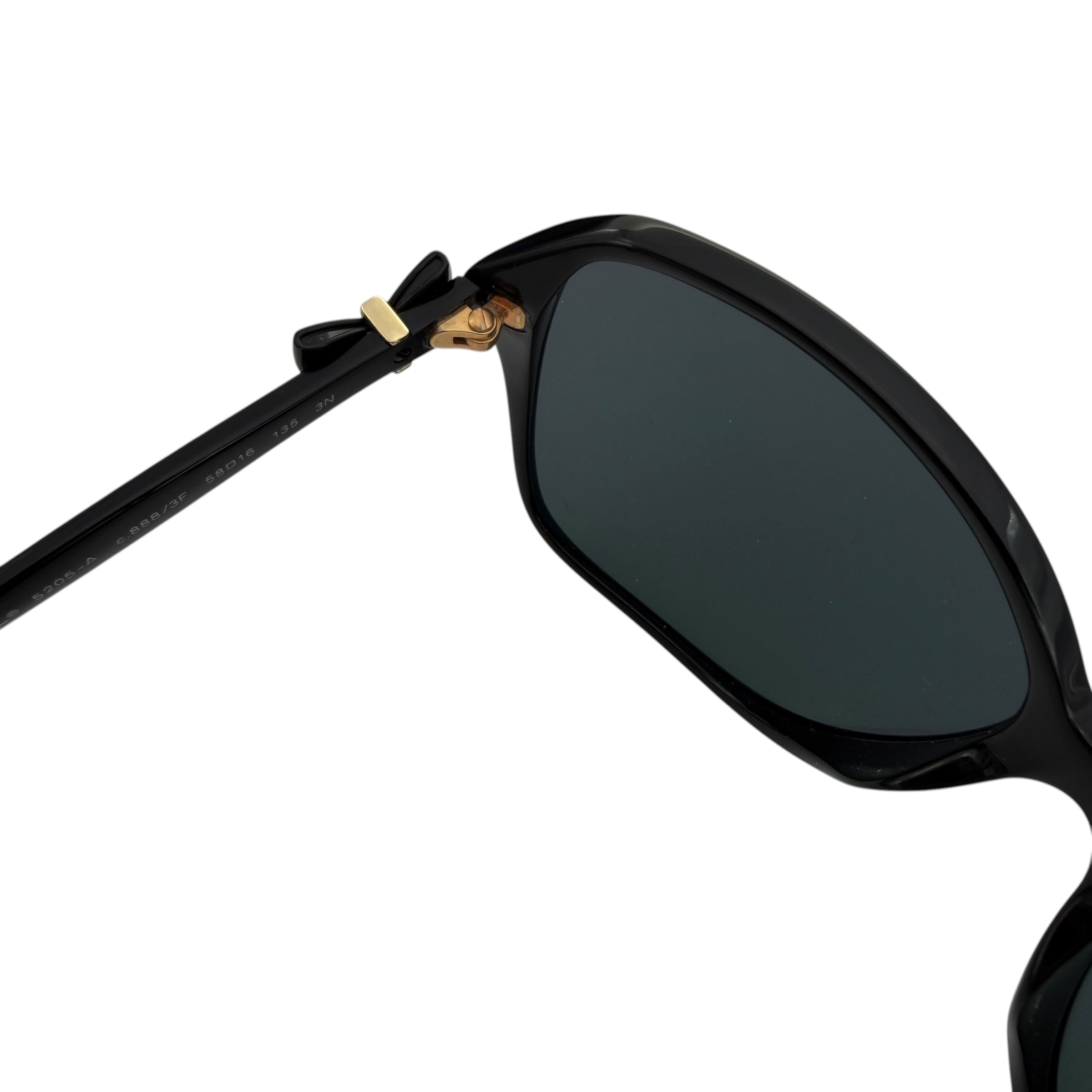 Pre-owned Chanel Black Frame Black Tint Bow Sunglasses-5205
