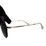 Pre-owned Miu Miu MU 06SS - VYU5D1 Dark Violet Sunglasses