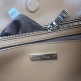 Pre-owned miu-miu-convertible-resin-chain-medium-leather-tote-front