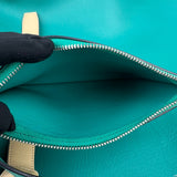 Pre-owned celine-hobo-blue-leather-bag-front