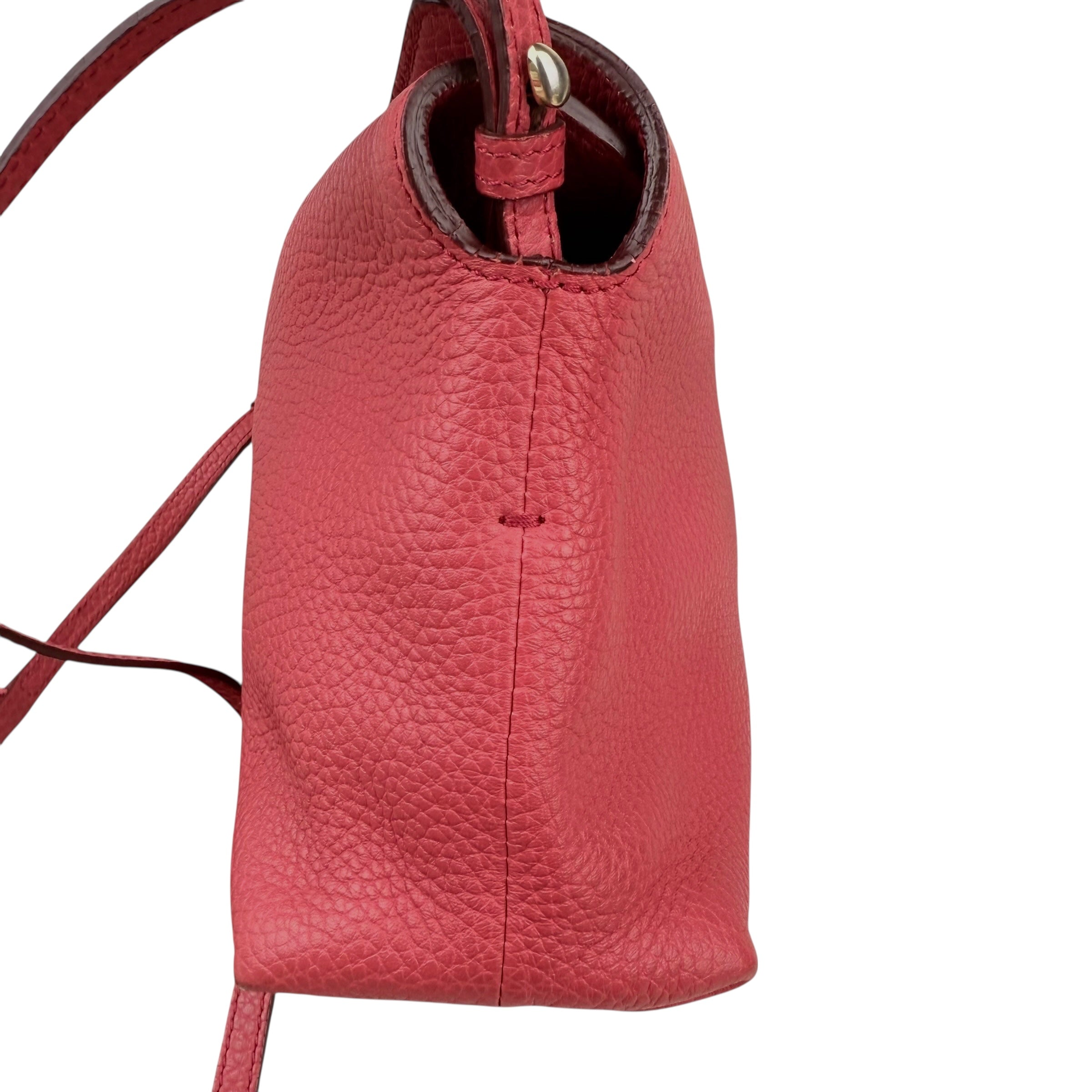 Pre-owned burberry-leah-small-pebbled-leather-crossbody-bag-front