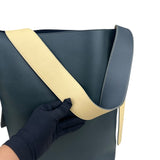 Pre-owned celine-hobo-blue-leather-bag-front