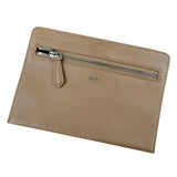 Pre-owned Fendi Beige gesteppte Dotcom-Schultertasche Braun bag