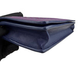 Pre-owned bottega-veneta-monalisa-purple-atlantic-intrecciato-chain-wallet-front