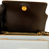 Pre-owned marni-medium-colorblocked-leather-trunk-shoulder-crossbody-bag-front