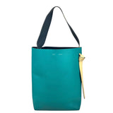celine-hobo-blue-leather-bag-front