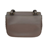Pre-owned Bottega Veneta Luna Saddle Crossbody Bag crossbody bag back view