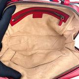 Pre-owned Gucci Medium GG Marmont Matelasse Chevron Top Handle Red bag