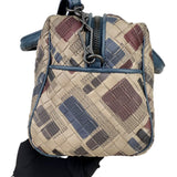 Pre-owned bottega-veneta-nappa-intrecciato-mosaic-boston-mist-brique-front