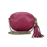 Pre-owned Gucci soho disco crossbody chain Bag crossbody bag back view