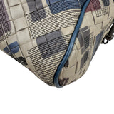 Pre-owned bottega-veneta-nappa-intrecciato-mosaic-boston-mist-brique-front