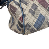 Pre-owned bottega-veneta-nappa-intrecciato-mosaic-boston-mist-brique-front