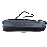 Pre-owned prada-saffiano-righe-sound-lock-crossbody-bag-front