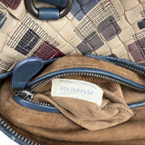 Pre-owned bottega-veneta-nappa-intrecciato-mosaic-boston-mist-brique-front