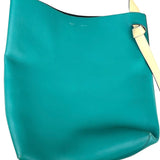 Pre-owned celine-hobo-blue-leather-bag-front