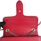 Pre-owned gucci-small-dollar-interlocking-g-red-crossbody-bag-front