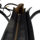 Pre-owned celine-luggage-nano-shopper-black-blue-beige-handbag-front