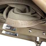 Pre-owned fendi-peekaboo-2way-beige-leather-shoulder-handbag-front