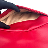 Pre-owned Gucci Medium GG Marmont Matelasse Chevron Top Handle Red bag