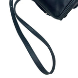 Pre-owned prada-saffiano-righe-sound-lock-crossbody-bag-front